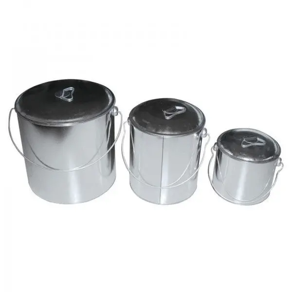 1.5L Tin Storage Can With Lid – Billy Style Food Container 1