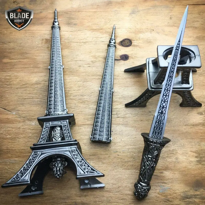 10-Inch Eiffel Tower Letter Opener Dagger With Executive Design 1