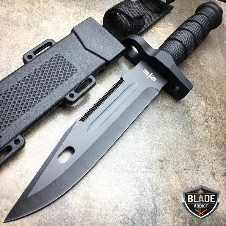 12.5-Inch Rambo-Style Full-Tang Survival Hunting Knife 1
