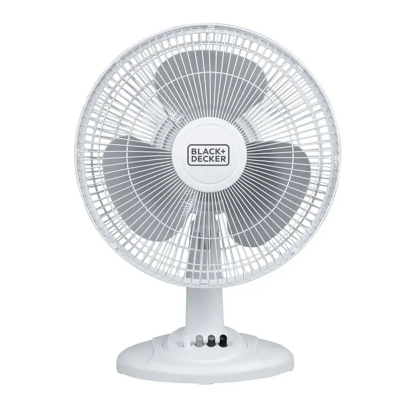 12-Inch Quiet Oscillating Table Fan With Tilt Adjustment 1