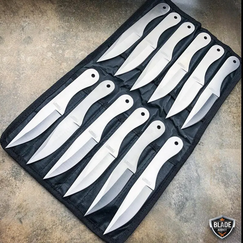 12-Piece Ninja Kunai Set – 6" Tactical Throwing Knives Inspired By Naruto 1