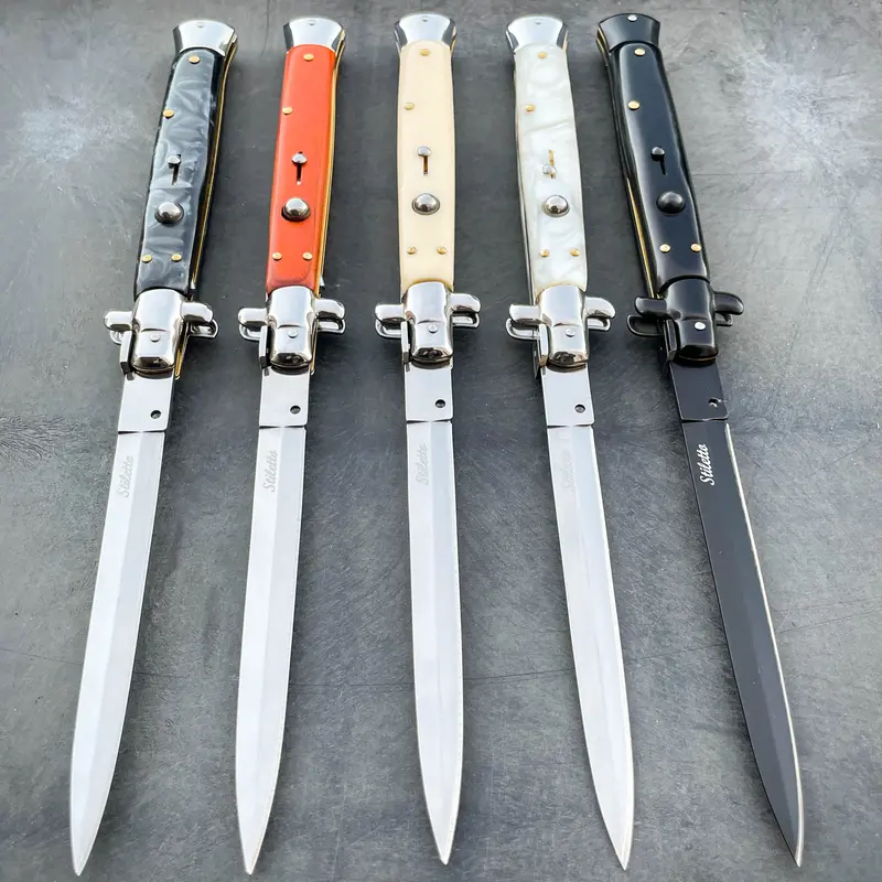 13-Inch Big Boy Italian Stiletto – Oversized Automatic Knife 1