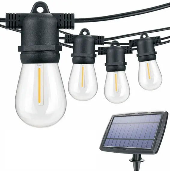 15-Bulb Solar Garden Light Set – Weather-Resistant For Camping, Patios & Pools 1