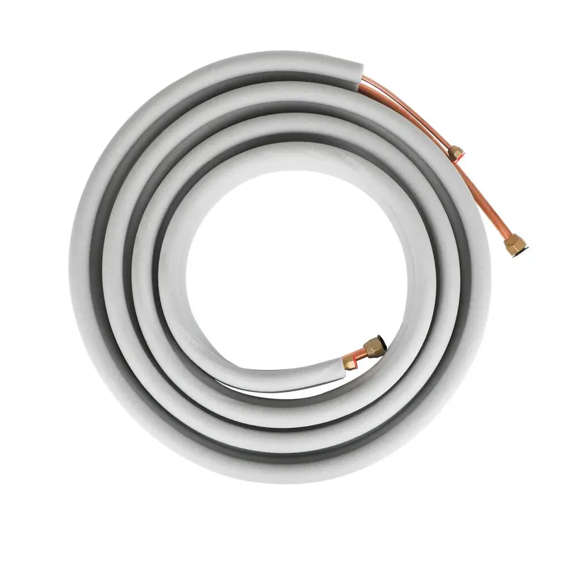 16.4-Foot Pre-Assembled Refrigerant Line Set With Copper Flared Ends 1