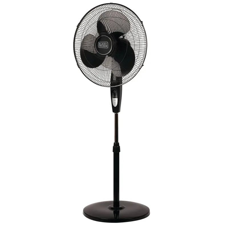 18-Inch Round-Base Pedestal Fan With Remote 1