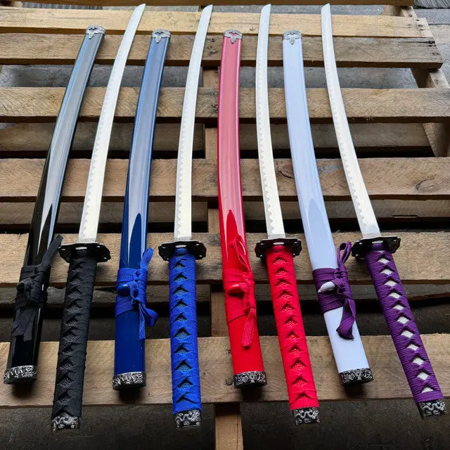 40-Inch Traditional Japanese Katana – Bushido-Style Carbon Steel Blade With Scabbard 1