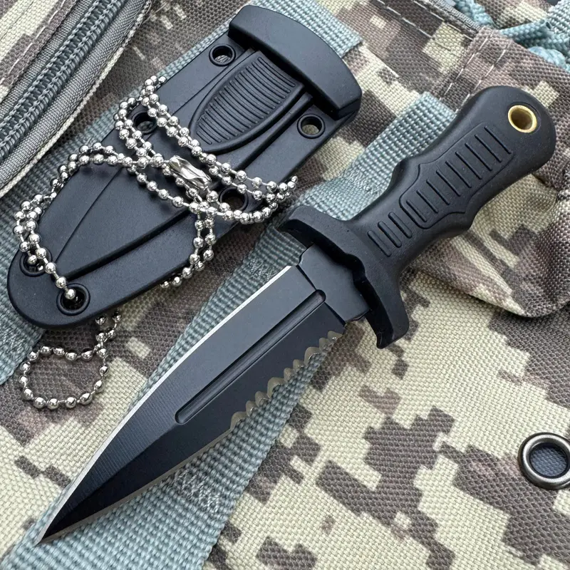5-Inch Fixed-Blade Neck Knife – Lightweight Concealable Utility Tool 1
