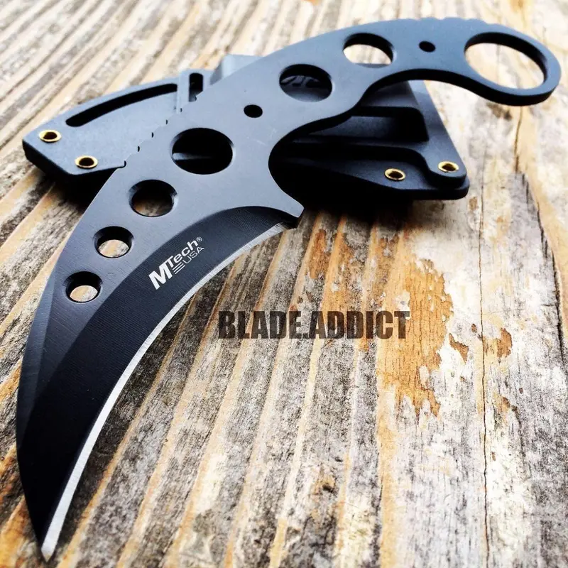 7-Inch Mtech Karambit Tactical Knife – Hawkbill Skinner Design 1