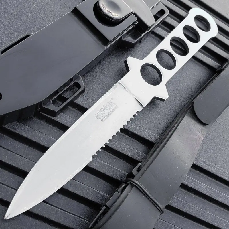 8.5" Full-Tang Combat Dagger – Multipurpose Diving, Fishing & Field Use 1