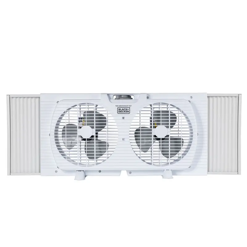 9-Inch Twin Turbo Oscillating Table Fan 1