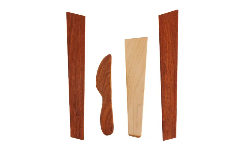 Artisan Wooden Utensil Set – 4-Piece Sustainable Kitchen Collection 1