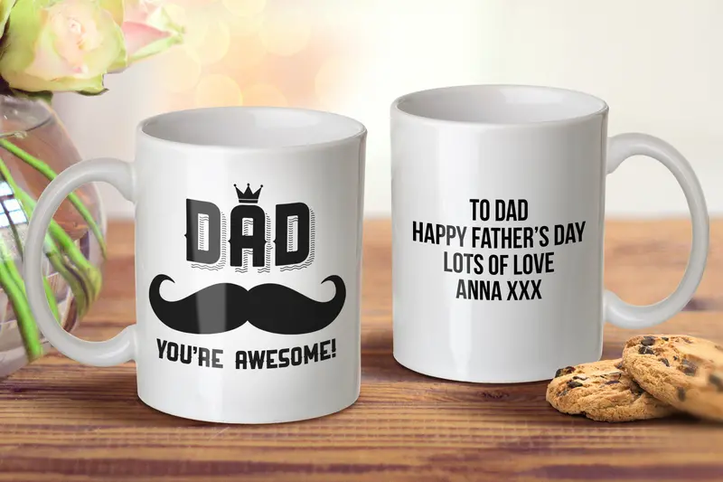 'Awesome Dad' Premium Ceramic Mug 1