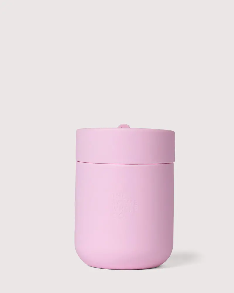 Baby Pink Traveller Cup – Sleek Insulated Travel Mug 1