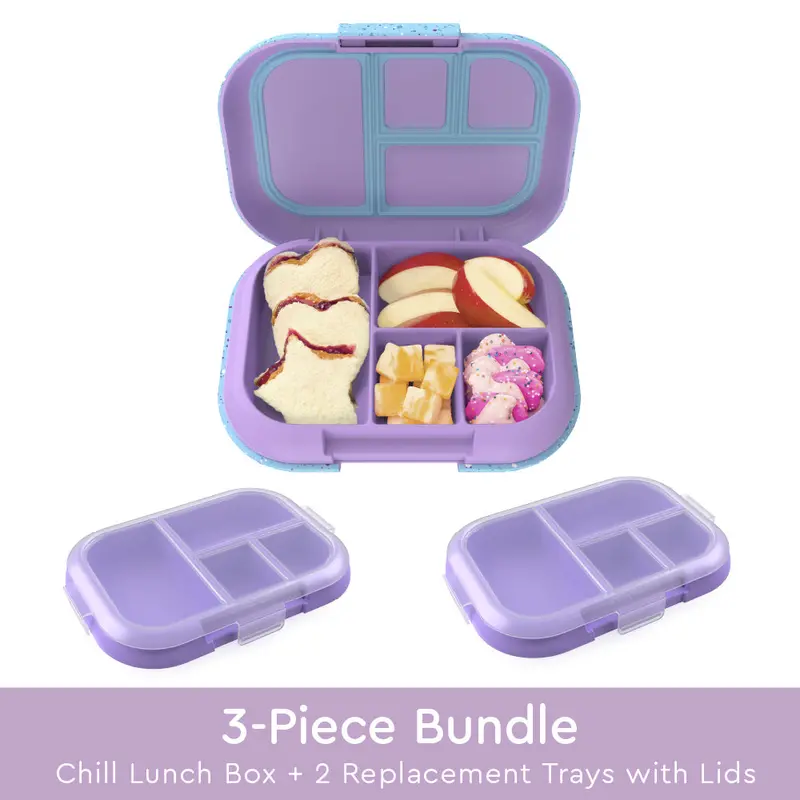 Bentgo Chill Kids Lunch Box With Two Additional Lidded Trays 1