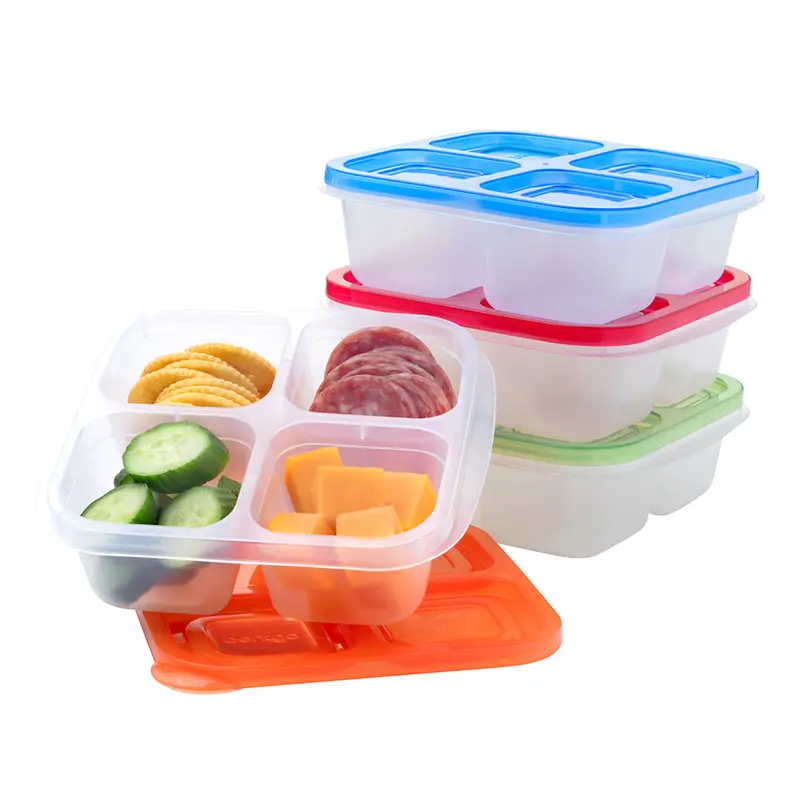 Bentgo Easyboxes 4-Compartment Snack Box Set – 8-Piece Collection 1