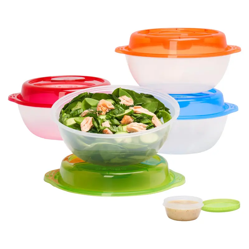 Bentgo Easyboxes Salad-To-Go Containers – 8-Piece Portable Set 1