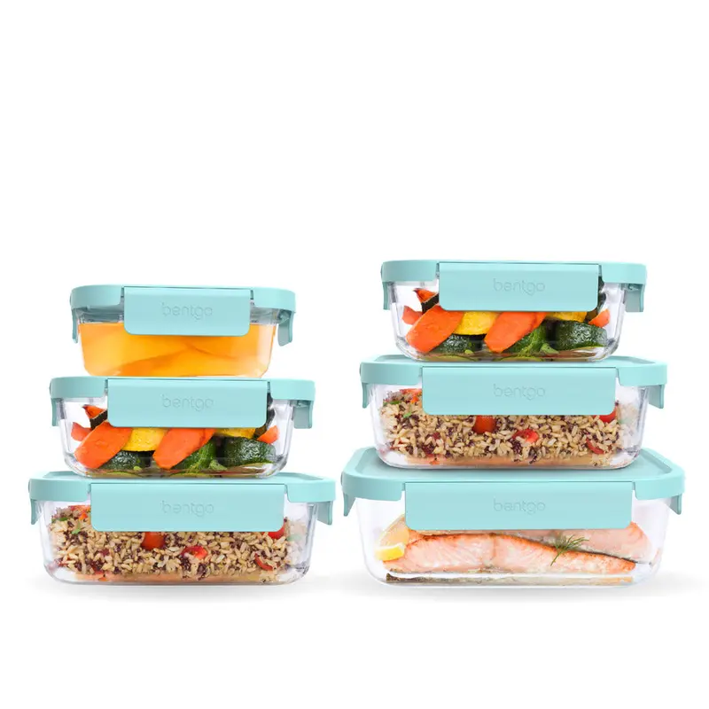 Bentgo Glass Leak-Proof Storage Set – 12-Piece Modular Kit 1