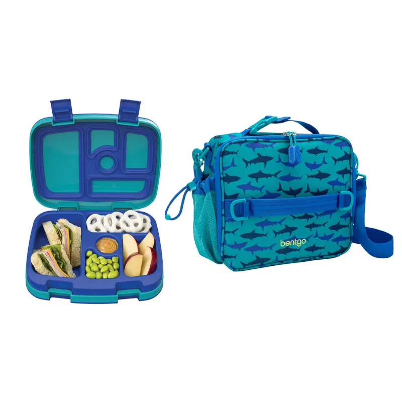Bentgo Kids Printed Lunch Box With Coordinated Insulated Bag 1