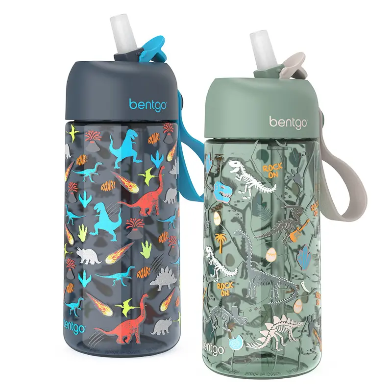 Bentgo Kids Printed Water Bottles – 2-Pack 1