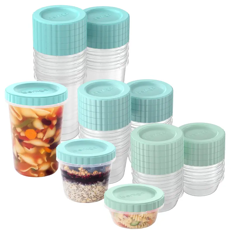 Bentgo Prep Twist-Top Food Containers – 60-Piece Set 1