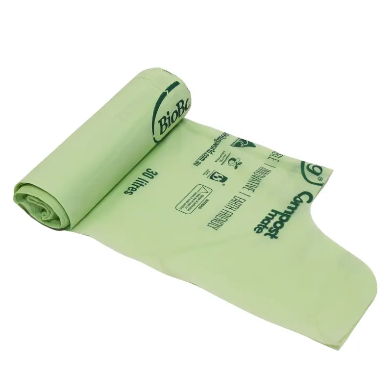 Biobag Compostable 30L Bin Liners – Certified Home-Compostable Waste Bags (16-Pack) 1