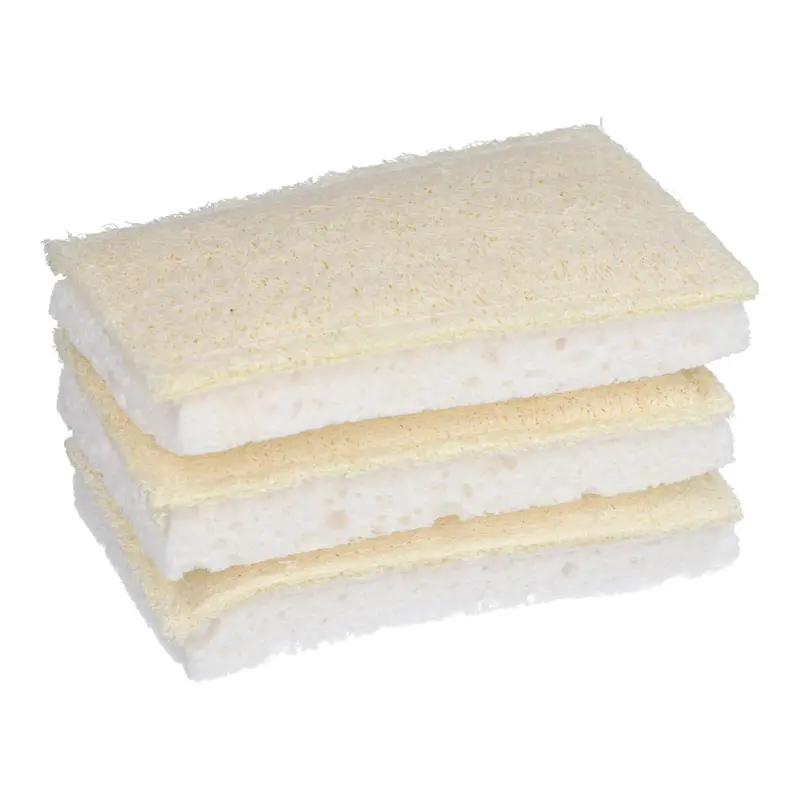 Biome Natural Loofah & Cellulose Dish Scrubber – 3-Pack 1
