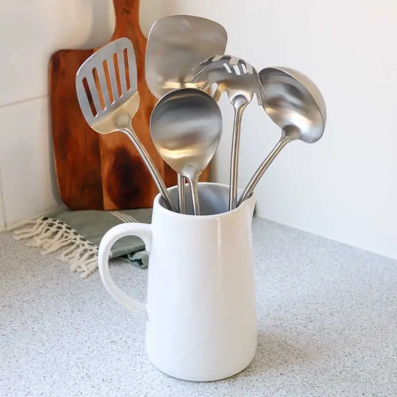 Biome Premium Stainless Steel Kitchen Utensil Set – 5-Piece Eco-Friendly Collection 1