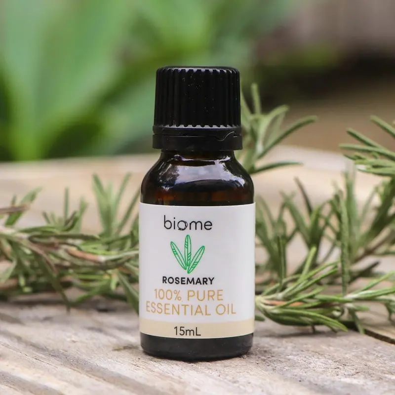 Biome Rosemary Essential Oil – 100% Pure, Steam-Distilled, 15Ml 1