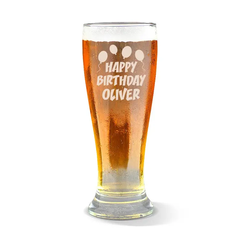 Birthday Celebration Beer Glass – 285Ml Premium Design 1