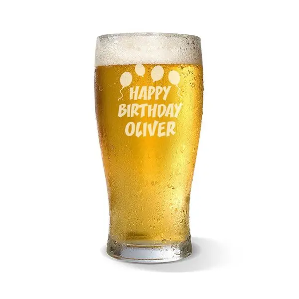 Birthday-Themed 285Ml Beer Glass 1