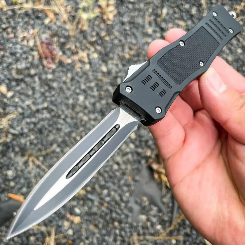 Black Pivot Out-The-Front Tactical Knife 1