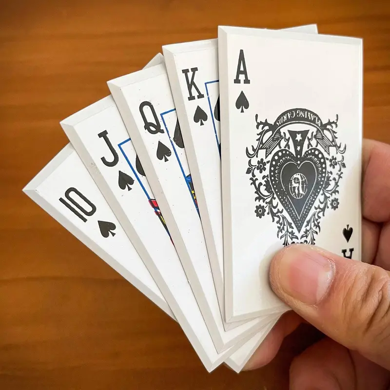Blackjack-Style Steel Throwing Cards For Target Practice And Skill Development 1