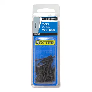 Blued Steel Tacks – 25 Mm × 1.6 Mm – Convenient Handy Pack 1