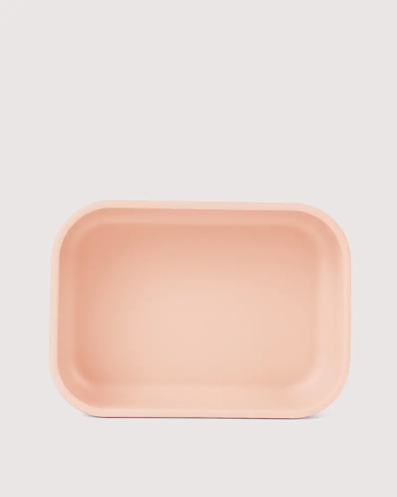 Blush Pink Silicone Lunch Container 1