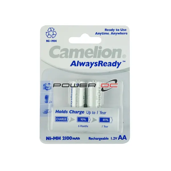 Camelion Aa Rechargeable Batteries – Pre-Charged, 2-Pack 1