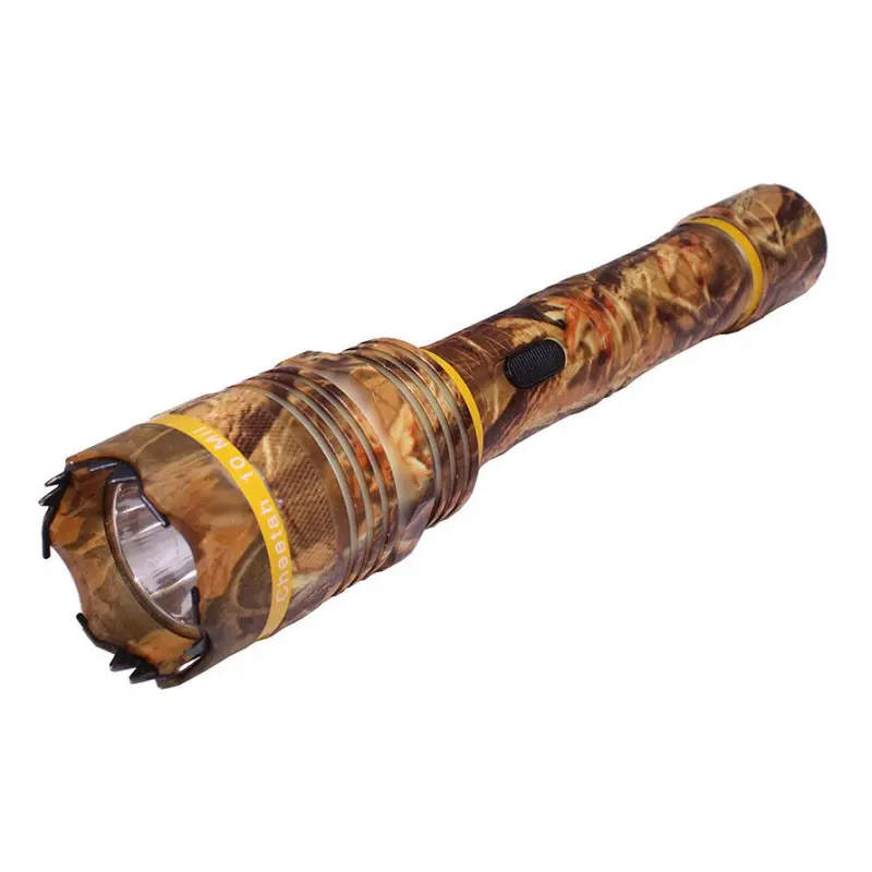 Camo Stun Gun Flashlight – Dual-Function Tactical Defense Tool 1