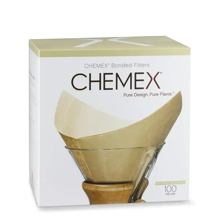 Chemex 6–13 Cup Unbleached Bonded Coffee Filters 1