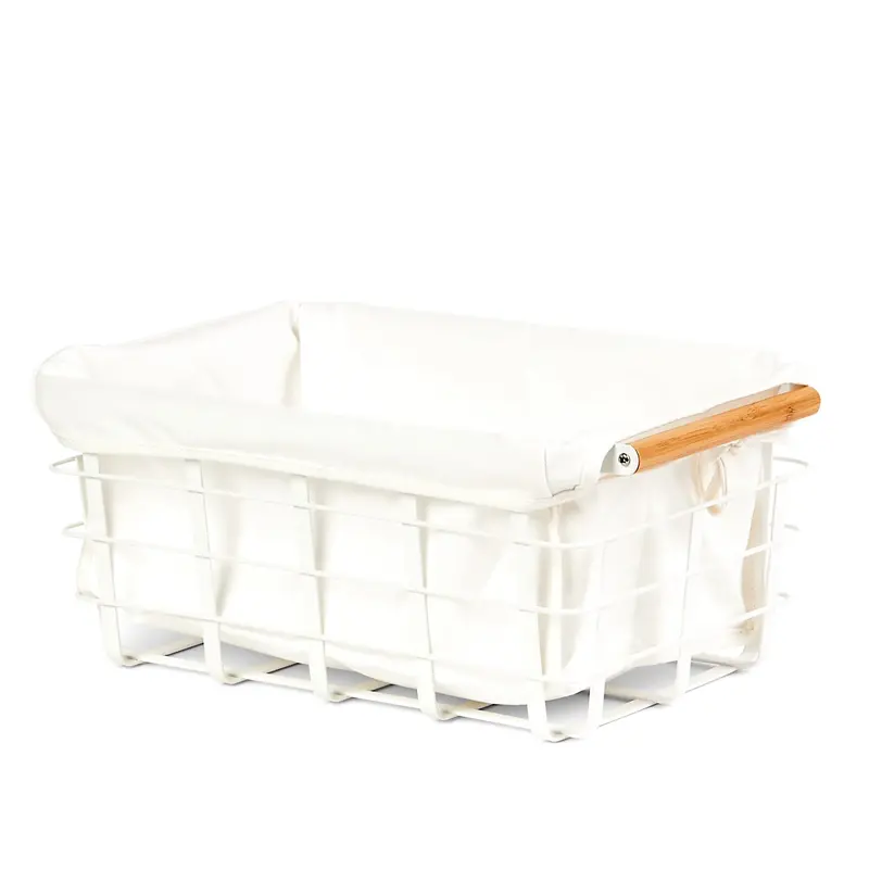 Cotton Liner For Metal Storage Baskets 1