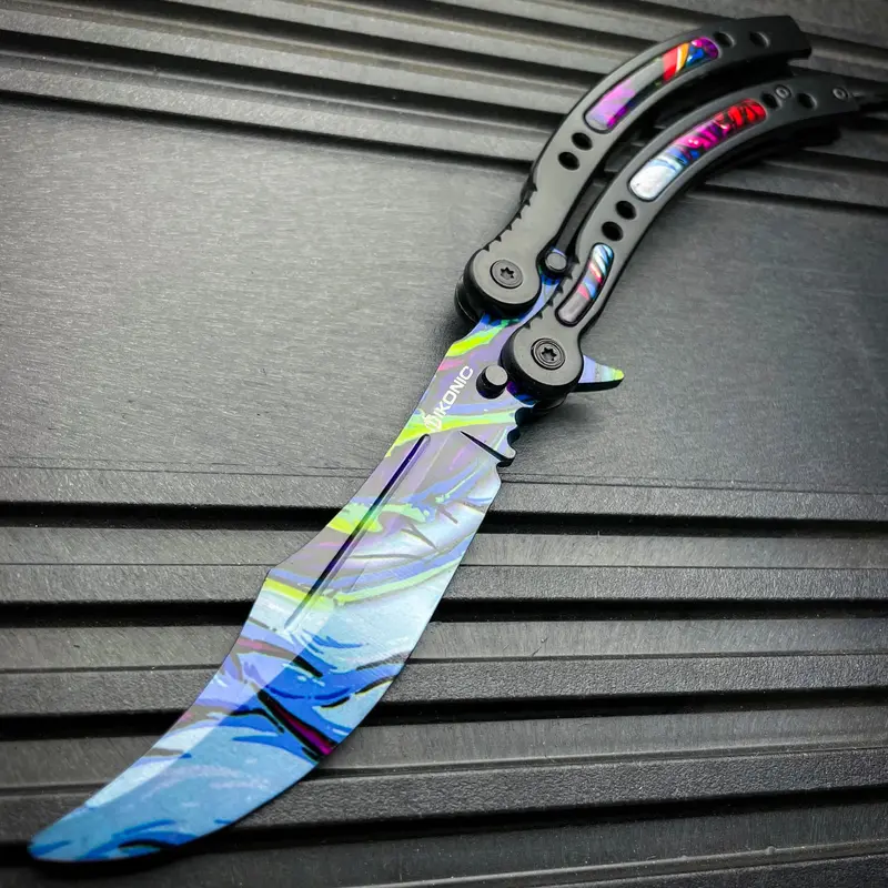 Cs:Go Hyper Beast Balisong Trainer – Tactical Butterfly Knife Replica 1