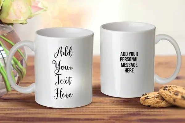 Custom Message Mug – Personalized Ceramic Drinkware 1