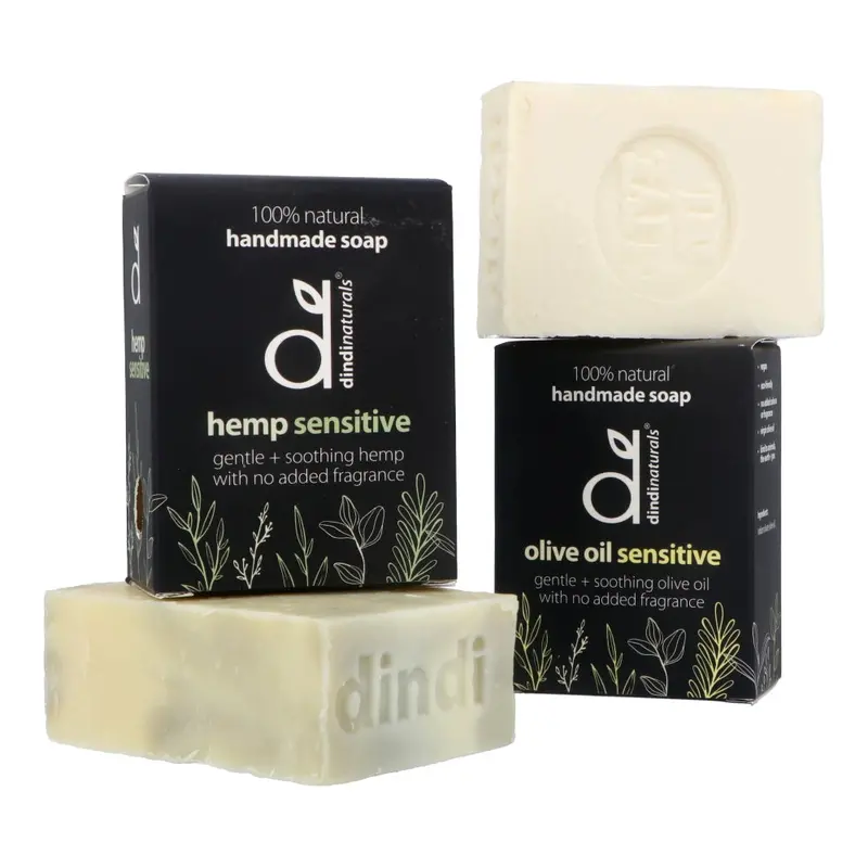 Dindi Naturals Sensitive Skin Soap Bundle – Gentle Natural Cleansers 1