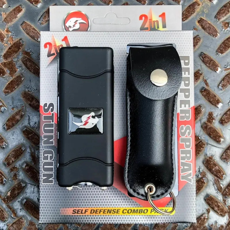 Dual-Function Self-Defense Kit – Stun Gun + Pepper Spray Combo 1