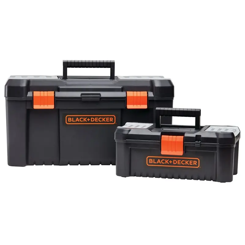 Dual-Size Tool Box Set: 19-Inch And 12-Inch Storage Combo 1