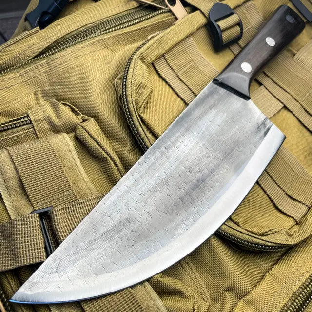 Duan Da Chef Knife – Forged Blade With Natural Wood Handle 1