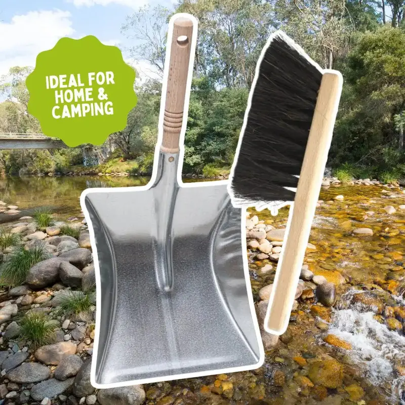 Eco-Conscious Dustpan And Brush Combo – Zero-Plastic Cleaning Kit 1