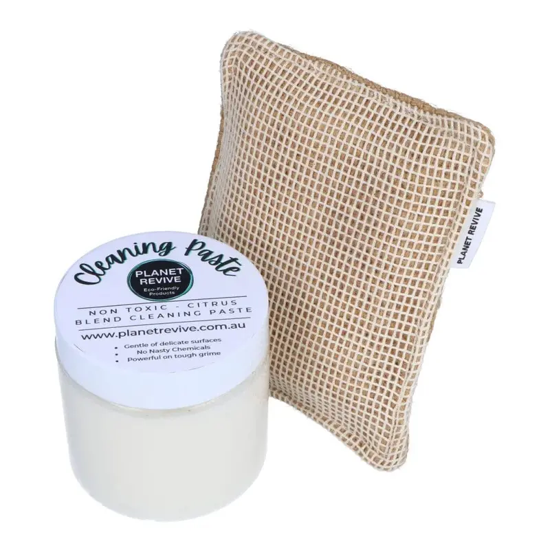 Eco-Friendly Cleaning Kit: Reusable Unsponge + Natural Cleaning Paste 1