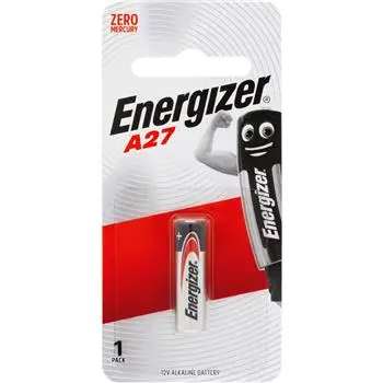 Energizer A27 12V Alkaline Batteries – 1-Pack For Car Alarms & Key Fobs 1