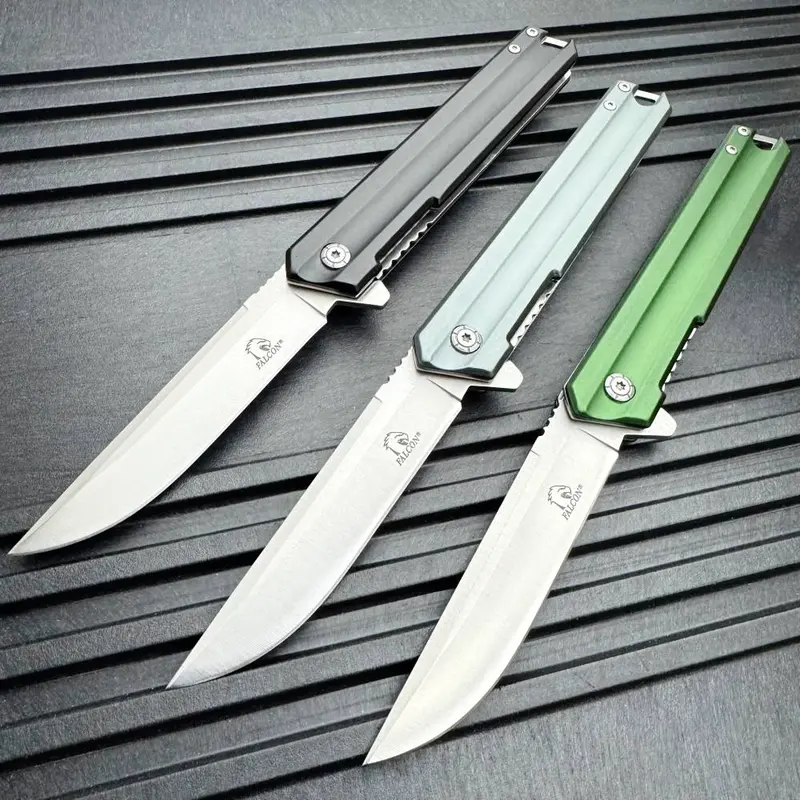 Falcon Compact Edc Knife With Smooth Spring-Assisted Action 1