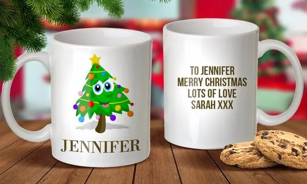 Fir Tree–Design Holiday Coffee Mug 1