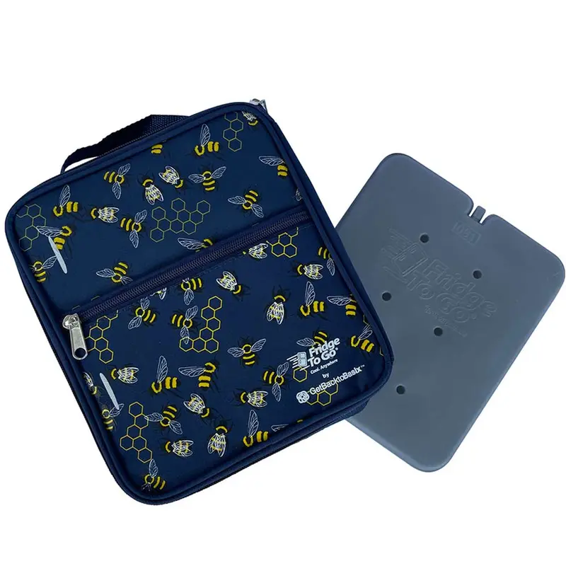 Fridge To Go Insulated Lunch Box – Medium Bee Kind Print 1